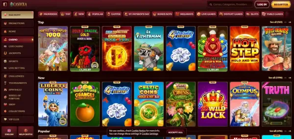 Casoola Casino screenshot 2