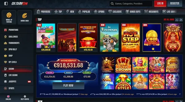Glorion Casino screenshot 1